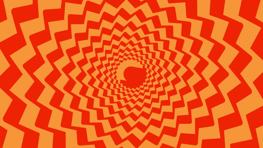 orange red circular Spiral Illusion moving Seamless rotating Royalty-Free Stock Footage #1102157715