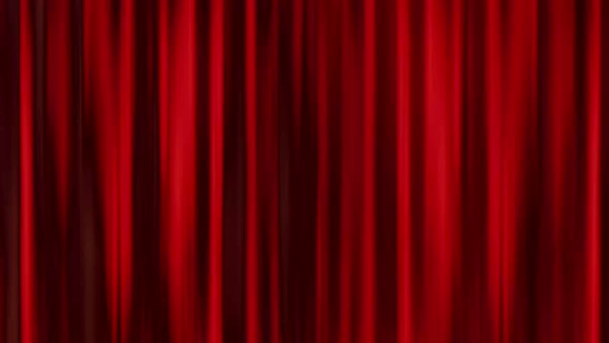 Red Curtains Opening and Closing Transition on Green Screen. 4K  Royalty-Free Stock Footage #1102173103