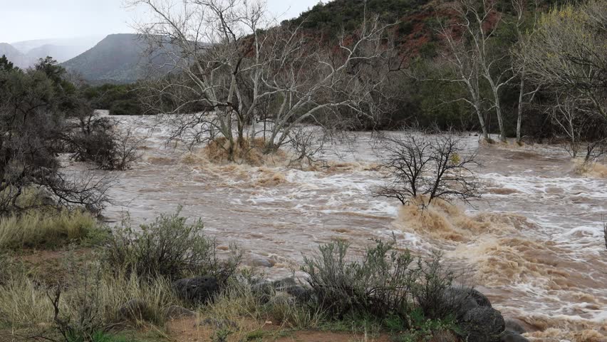 Dry Beaver Creek in Northern Arizona, Sedona and Village Oak Creek, USA, America.