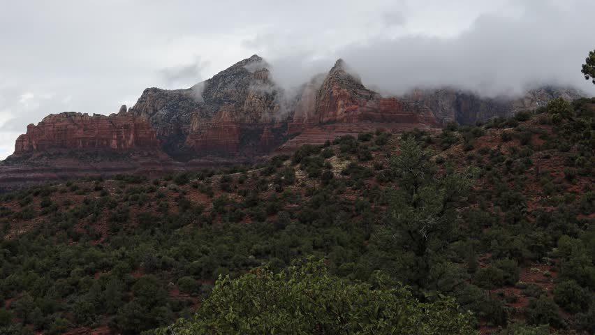 Dry Beaver Creek in Northern Arizona, Sedona and Village Oak Creek, USA, America.