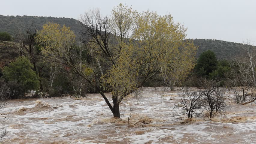 Dry Beaver Creek in Northern Arizona, Sedona and Village Oak Creek, USA, America.