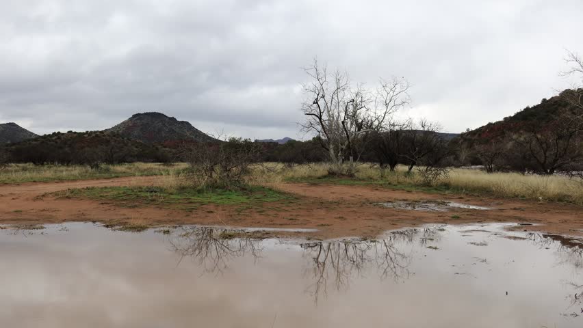 Dry Beaver Creek in Northern Arizona, Sedona and Village Oak Creek, USA, America.