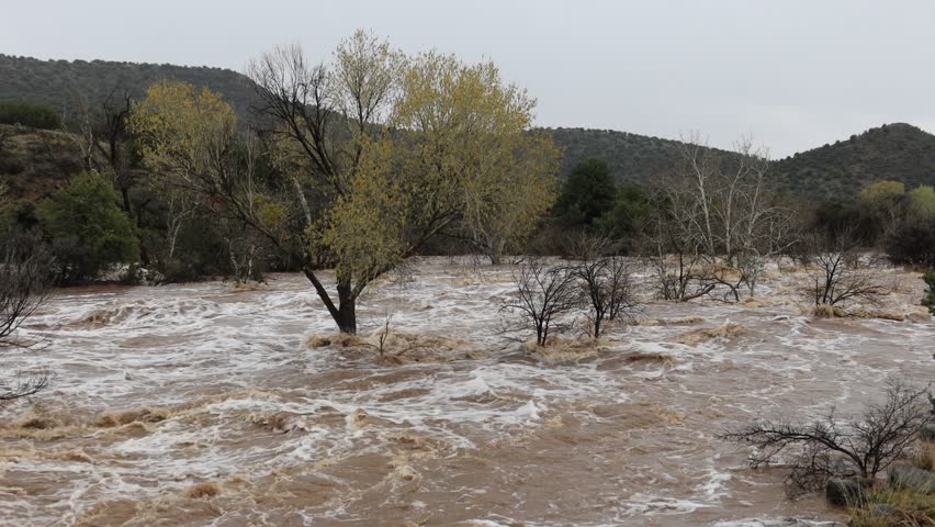 Dry Beaver Creek in Northern Arizona, Sedona and Village Oak Creek, USA, America.