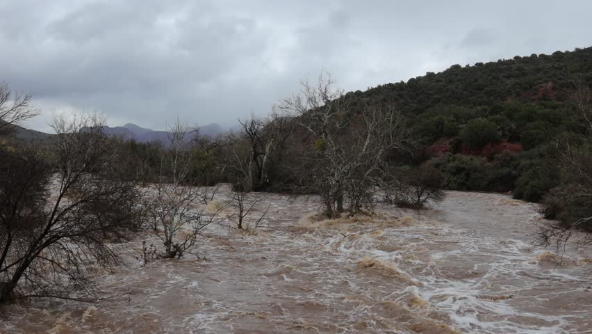 Dry Beaver Creek in Northern Arizona, Sedona and Village Oak Creek, USA, America.