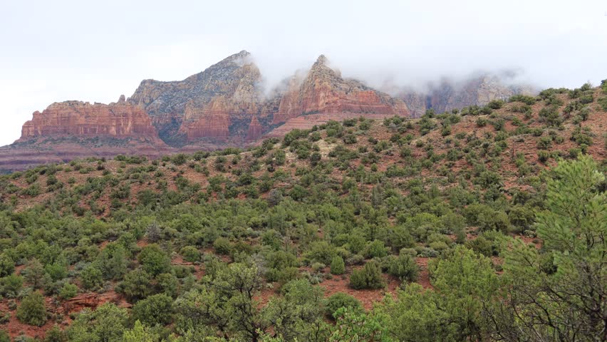 Dry Beaver Creek in Northern Arizona, Sedona and Village Oak Creek, USA, America.