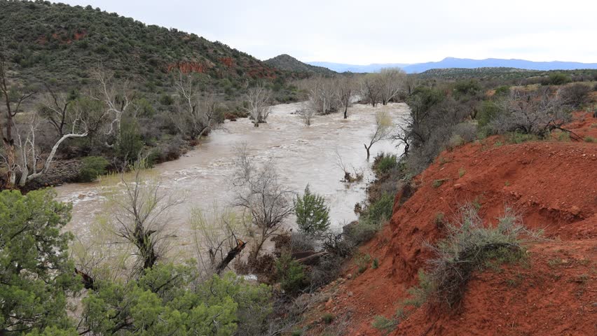 Dry Beaver Creek in Northern Arizona, Sedona and Village Oak Creek, USA, America.