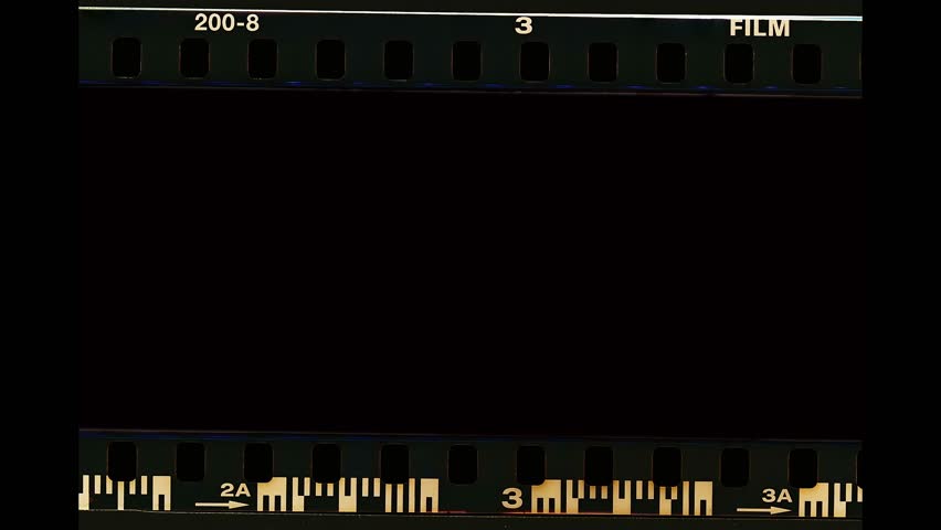 Blank old film strip frame background. Retro films border with numbers. Film scan. Digital number and bezel on film photographs scanned. 35mm film frames strip scanned with signs of usage on bezel.  Royalty-Free Stock Footage #1102192549