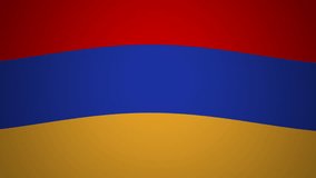 Armenia Waving Flag Looping Animation Background