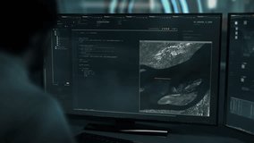 Developer Typing Cyber Code For Map Navigation Application. Developing Application For Satellite Analysis. Code Scripts. Application Programmer. Software Developer. Coding Language. Programming - Powered by Shutterstock - Get 15% off with code: PIKWIZARD15