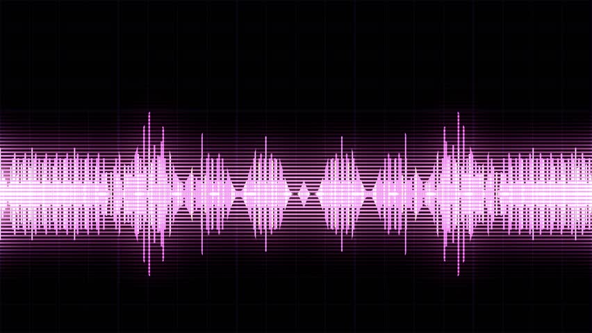Audio levels pulsating pink on black background animation 4k concept abstract Royalty-Free Stock Footage #1102233889