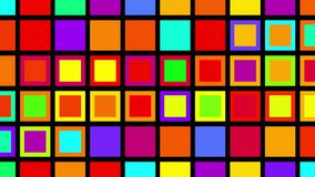 A 4k background of colorful flickering squares