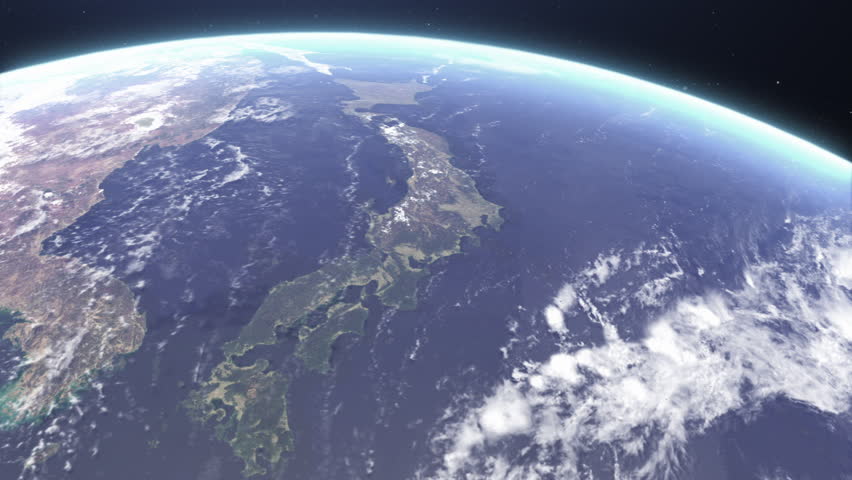 slow moving earth outer space 