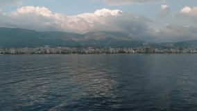 Panorama Of The Buildings On The Coastline City Alanya Turkey
