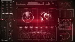 Animation of scope scanning and data processing on digital screen. global digital interface, technology and networking concept digitally generated video. - Powered by Shutterstock - Get 15% off with code: PIKWIZARD15