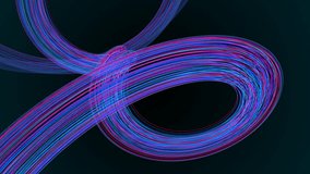 Blue futuristic stream digital data flow abstract dynamic ribbon lines pattern background