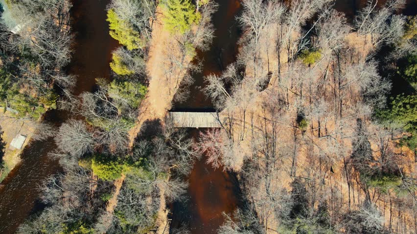 Various bends of the White River.
