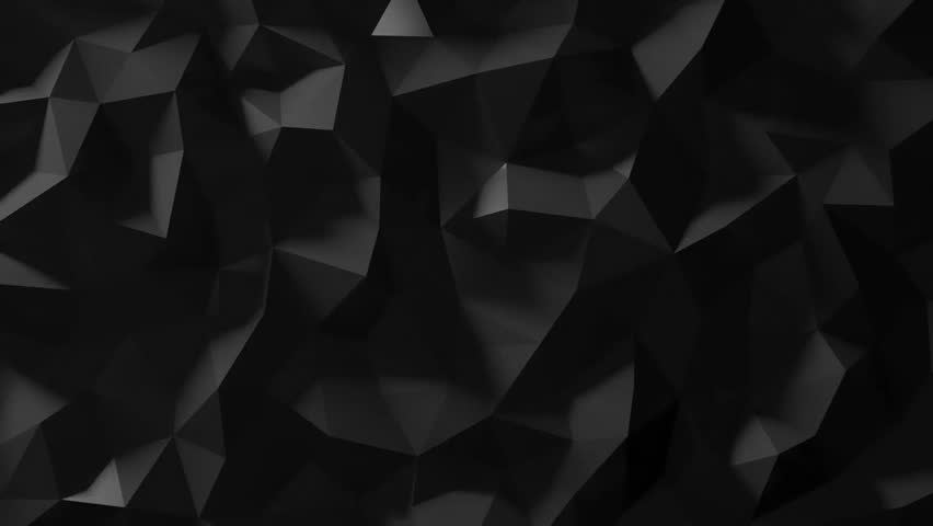 Black Low Poly Abstract Background. Seamlessly Loopable. | Shutterstock HD Video #11023604