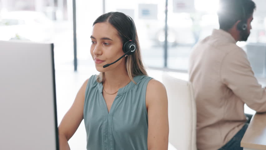 Business people, call center and high five in celebration, sale or winning bonus in telemarketing teamwork at office. Happy and excited woman touching hands with man in contact us, win or victory - Powered by Shutterstock - Get 15% off with code: PIKWIZARD15
