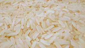 White Rice Macro Video Background