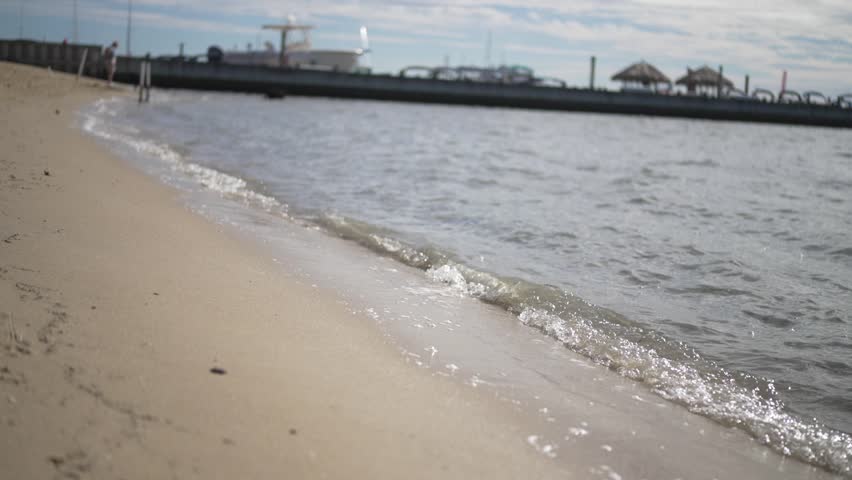 Dewey Beach, DE - HD Footage of Shore During Sunny Summer Day