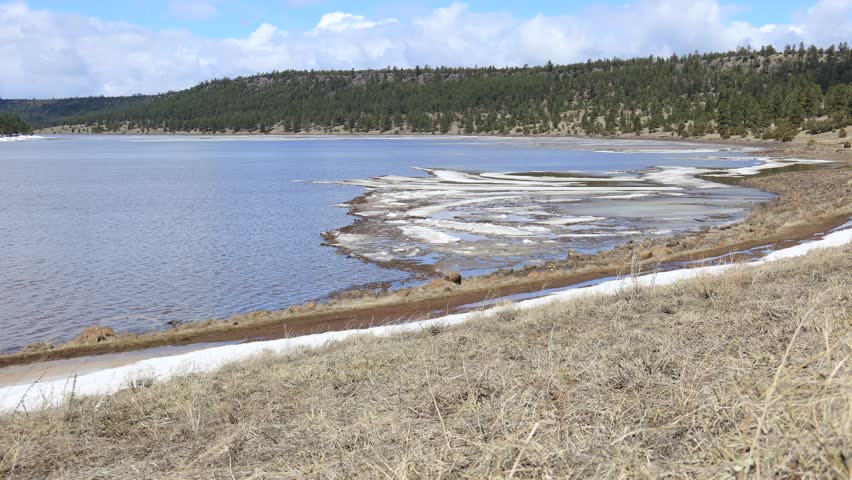 Lake Mary Upper and Lower Lakes, Flagstaff, Northern Arizona, America, USA.