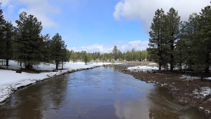 Lake Mary Upper and Lower Lakes, Flagstaff, Northern Arizona, America, USA.