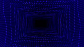 Animated dark blue color dots and lines 3d rectangular mesh wiggling effect background - Powered by Shutterstock - Get 15% off with code: PIKWIZARD15