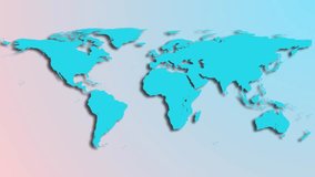 Location marker animtion on the earth map. Earth map with location icon. Vd_1741 - Powered by Shutterstock - Get 15% off with code: PIKWIZARD15