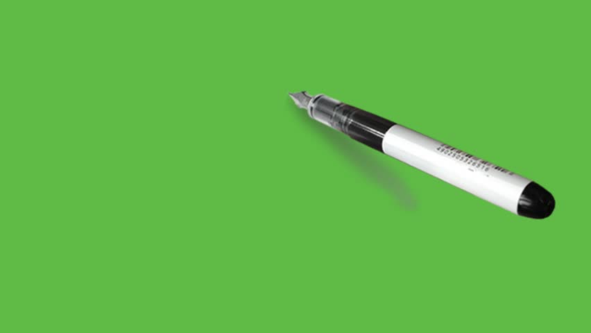 Draw happy young girl jump with joy hold result card with A grade and yellow star wear suitable dress with black outline on abstract green screen background
