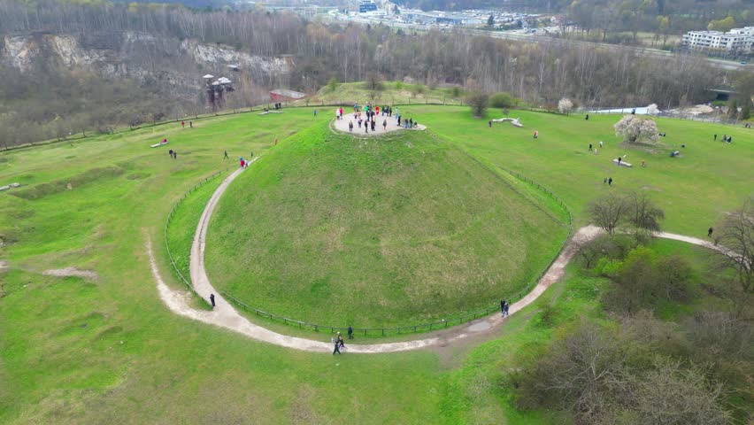 Mound in the center of Krakow