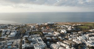 Videos contains aerial view for cities of cyprus such as Ayia Napa and cyprus landscape