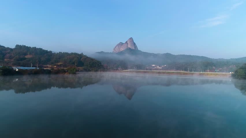 Maisan Mountain in Jinan, Jeollabuk-do, Korea, named after its resemblance to a horse