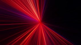 Abstract loop glow pink red bleu laser center radial streak shine ray light sparking on black background. 4K 3D fractals seamless loop infinite complex glowing radial light streaks. - Powered by Shutterstock - Get 15% off with code: PIKWIZARD15
