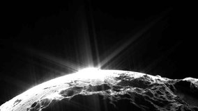 3d render of abstract art monochrome black and white video animation with surreal mineral geology stone object ocean coral reef or planet asteroid in organic forms in deformation process in the dark  - Powered by Shutterstock - Get 15% off with code: PIKWIZARD15