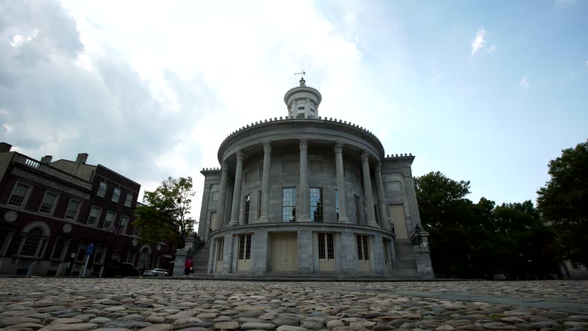 Time Lapse of Merchant Exchange Building - Philadelphia, PA