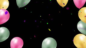 Balloons isolated on transparent background, Holiday or Party greeting balloons, alpha channel - Powered by Shutterstock - Get 15% off with code: PIKWIZARD15
