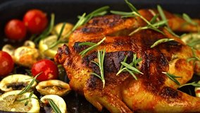 Roast a chicken on a baking tray - Powered by Shutterstock - Get 15% off with code: PIKWIZARD15