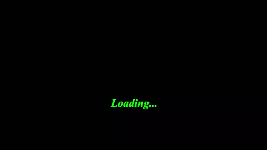 Loading wheel animation - Animated spinning load icon with alpha layer transparent background
