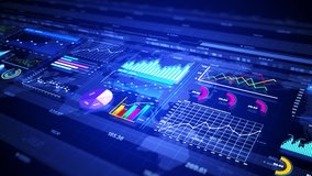 Digital data graph processing investment and business statistics, Market data and Infographics animation, Business and market data analysis and reports, with infographics background - Powered by Shutterstock - Get 15% off with code: PIKWIZARD15