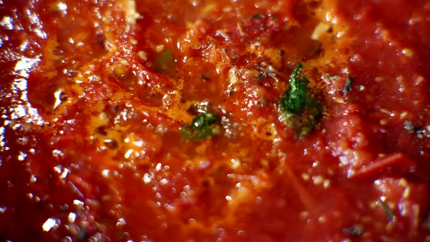 Pasta Tomato Sauce Stirred Boiling In Pan. Traditional Italian Pizza Tomato Sauce Marinara. Mediterranean Food Arrabbiata Pizza Sauce Stir. Hot Pasta Tomato Sauce Marinara. Italian Dinner Dish Cooking Royalty-Free Stock Footage #1102681341