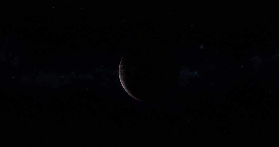 Exoplanet Proxima Centauri b with red dwarf star Royalty-Free Stock Footage #1102707251