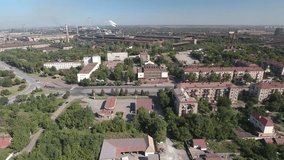 Panorama of the Mariupol Azovmash Ilyich Iron and Steel Works Iskra Palace of Culture Before the war