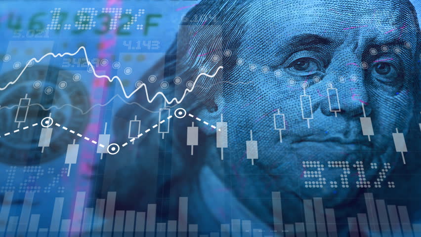 Digital Animation of Stock Market Price Changes. 4k Looped.	 Royalty-Free Stock Footage #1102719275