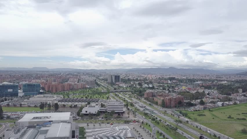 Important highway in Bogota Colombia