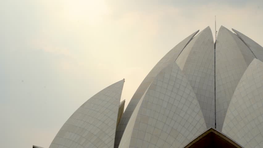 The Lotus Temple is located in New Delhi, India