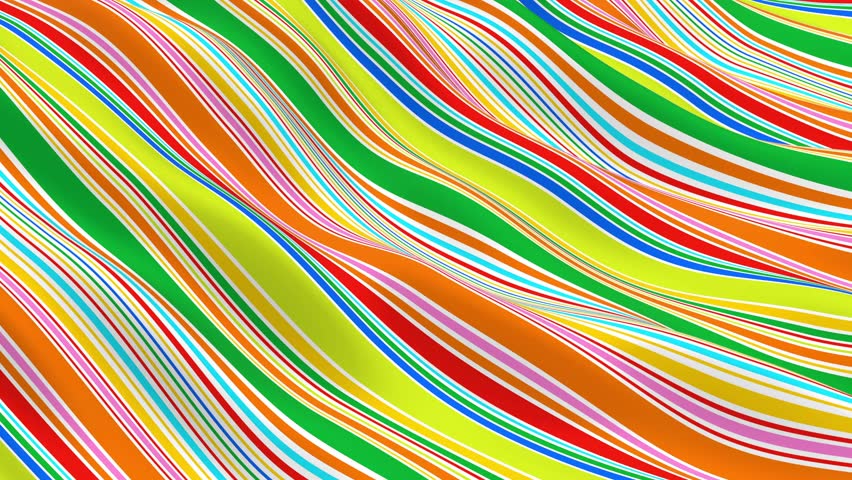 Abstract background with animation of slow moving colored. Animation of seamless loop. Colorful wave gradient animation. Future geometric patterns motion background. 3d rendering | Shutterstock HD Video #1102737755