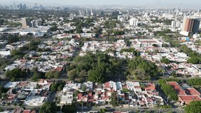 Drone Park: Aerial Tour of Monraz Colony in Guadalajara, Mexico