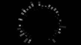 Data Grid Overlay Screen Video Animation