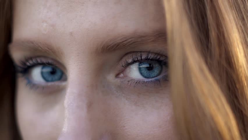 Attractive eyes. Attractive eyes