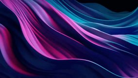 The establishment depicts a shinning point silk surface in shades of purple, blue, and indigo, with a wave-like organize. Creative resource, Video Animation - Powered by Shutterstock - Get 15% off with code: PIKWIZARD15